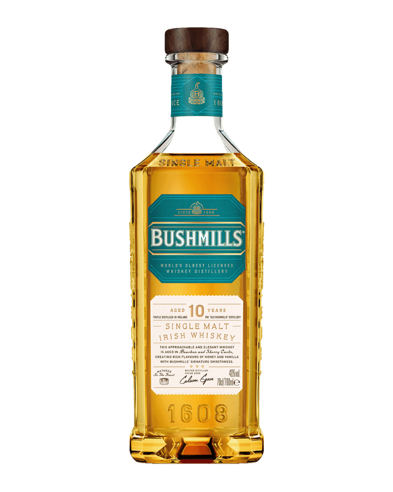鉑仕麥-Bushmills 10 Year Old Single Malt Irish Whiskey-鉑仕麥 10年單一麥芽愛爾蘭威士忌-加佳酒Plus9