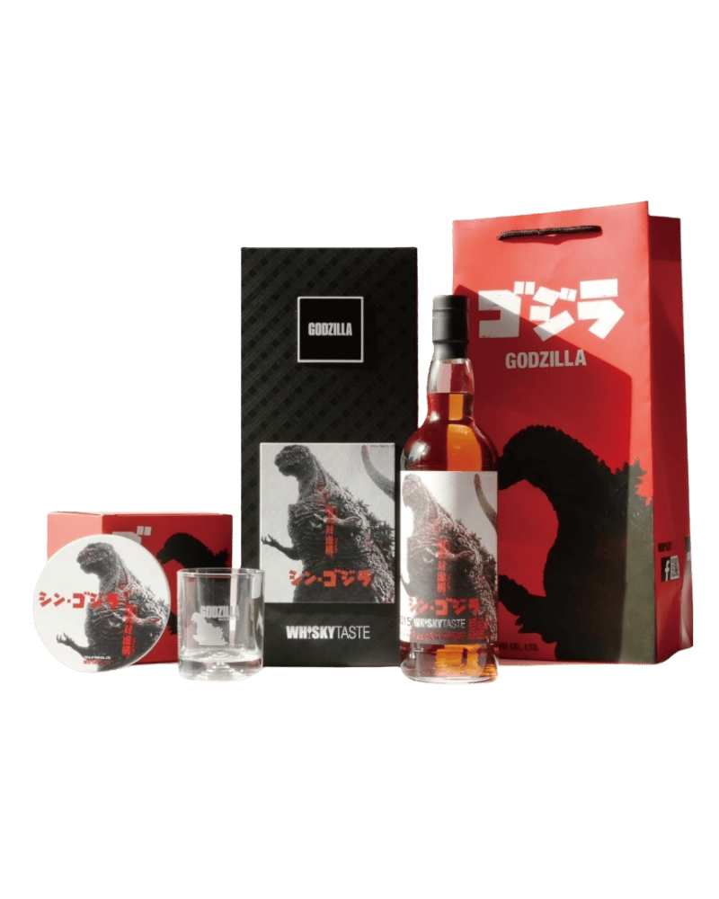 -WHISKY TASTE × Shin Godzilla Single Cask Strength Single Malt Scotch Whisky-哥吉拉電影海報・正宗哥吉拉單桶原酒-加佳酒Plus9